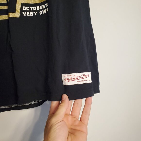 October's Very Own Toronto Raptors Mitchell and Ness shirt black size XL - Picture 5 of 9